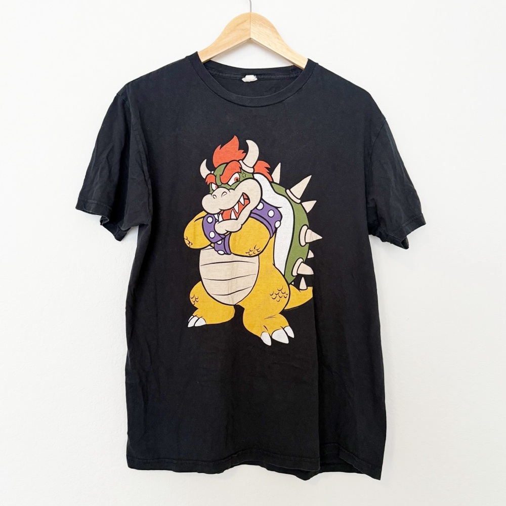Nintendo Bowser Boss Vintage Graphic Tee Size XL